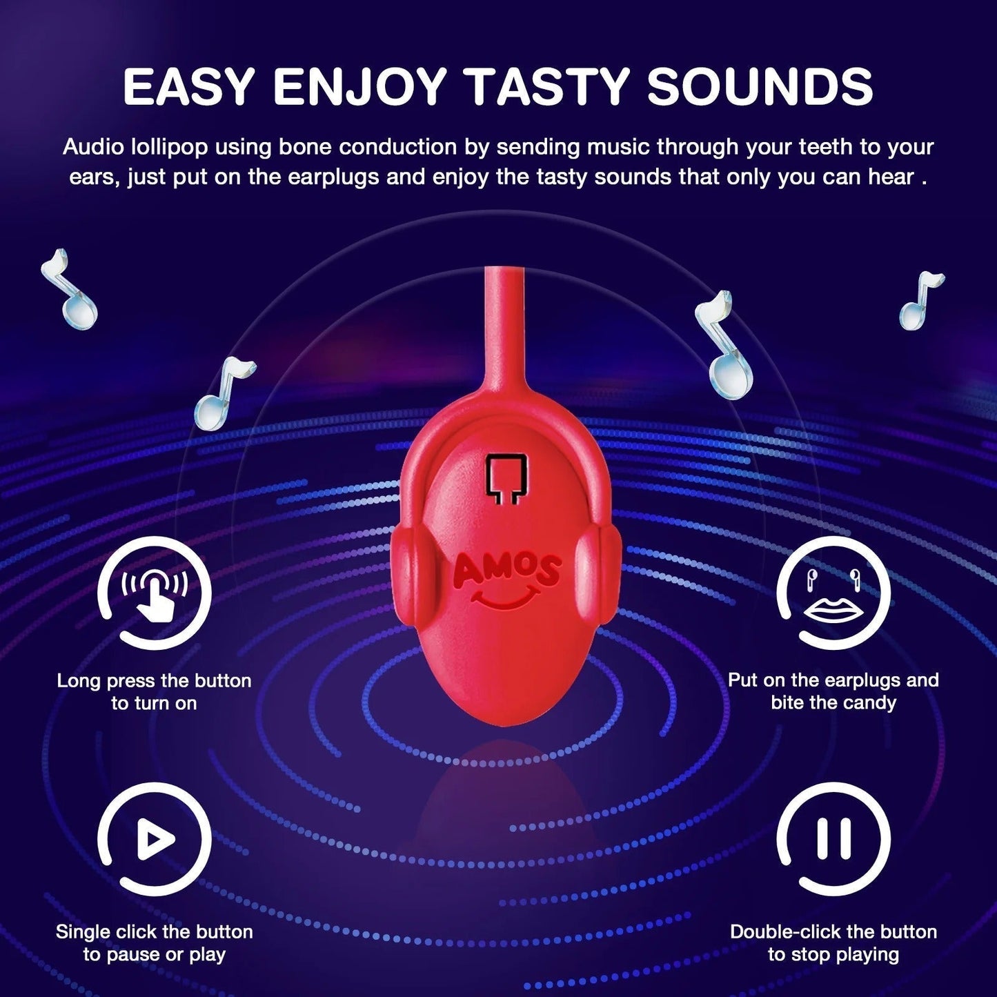 Music Lollipop 4 Flavor-Mix